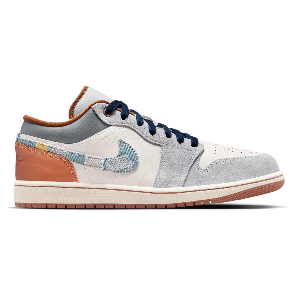 کتونی جردن 1 جین    Jordan 1 Low SE Denim Swoosh   FZ5042-041