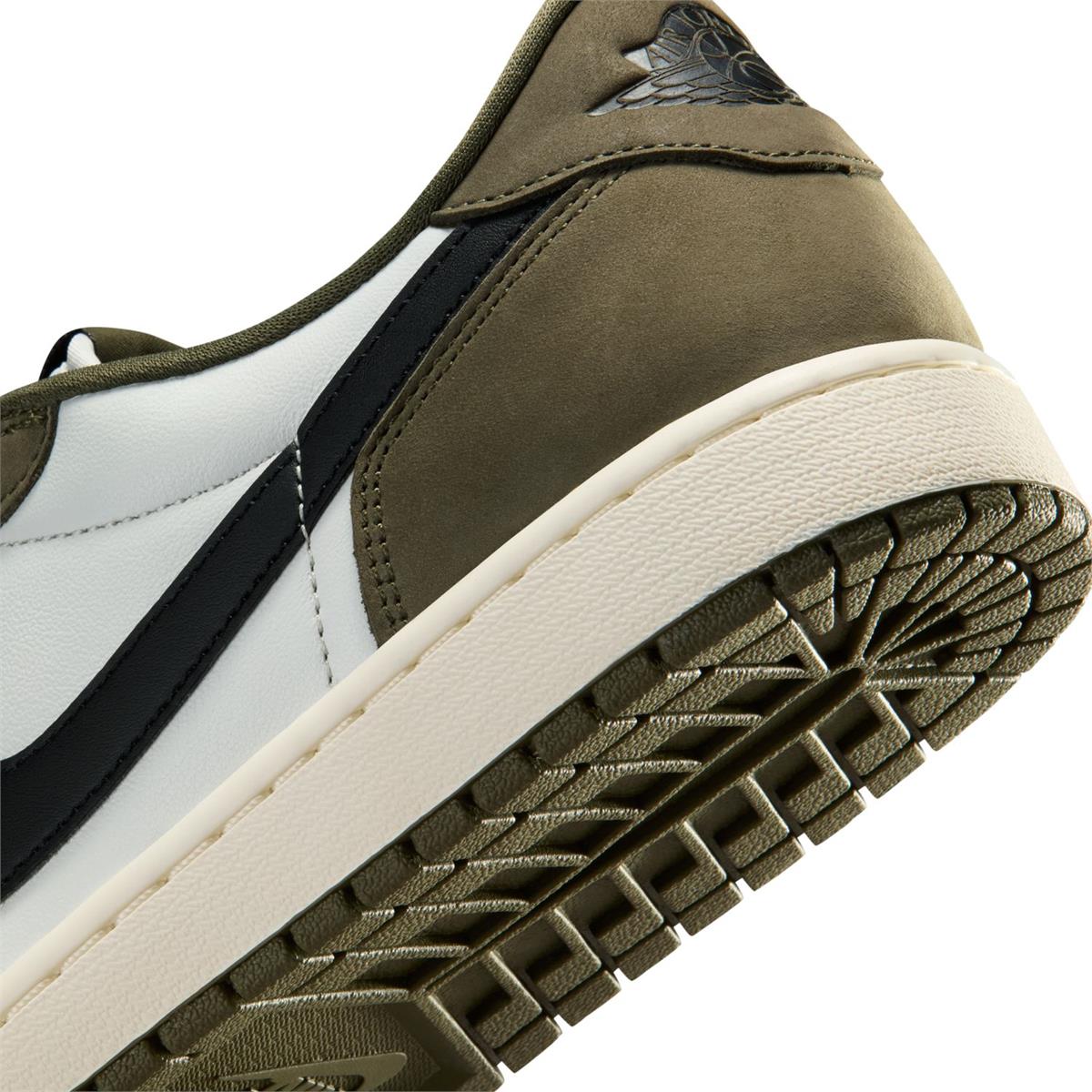 کتونی جردن وان ساق کوتاه زیتونی Jordan 1 Low OG Medium Olive HQ6998-2004