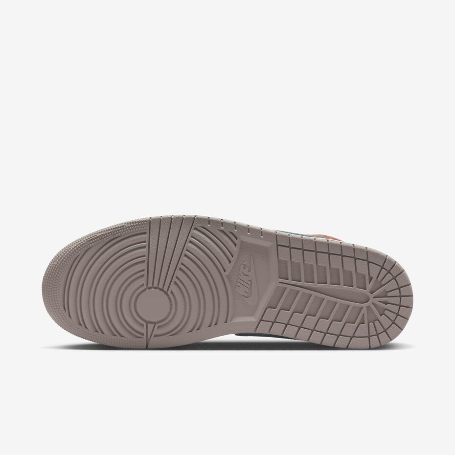 کتونی جردن وان نیم ساق کرم  Jordan 1 Mid Rattan   DQ8426-2001