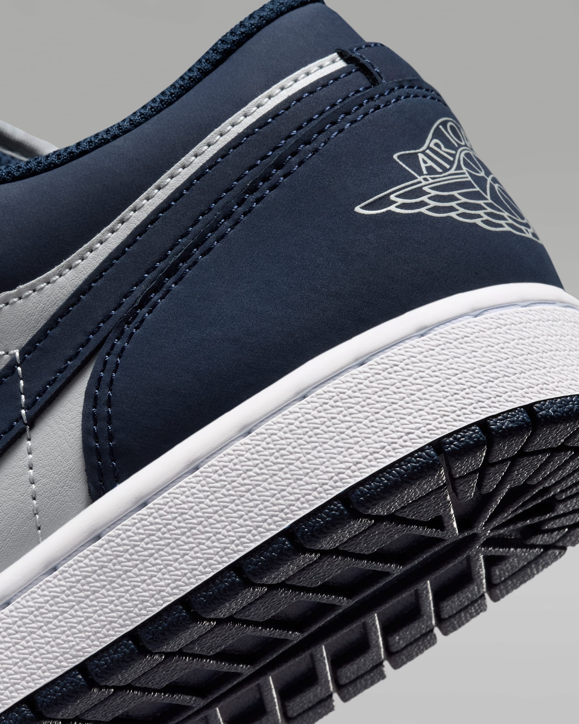 کتونی جردن 1 ساق کوتاه Jordan 1 Low Navy Gray IV6045-4516
