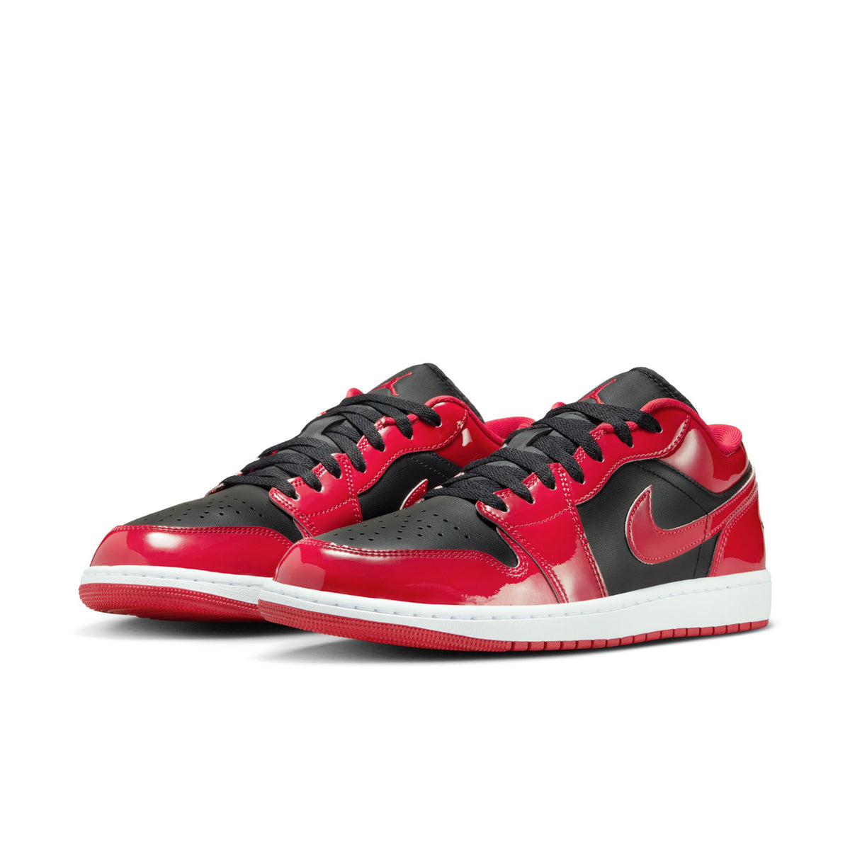 کتونی جردن 1 براق برد   Jordan 1 Low Patent Bred   HV4089-0061