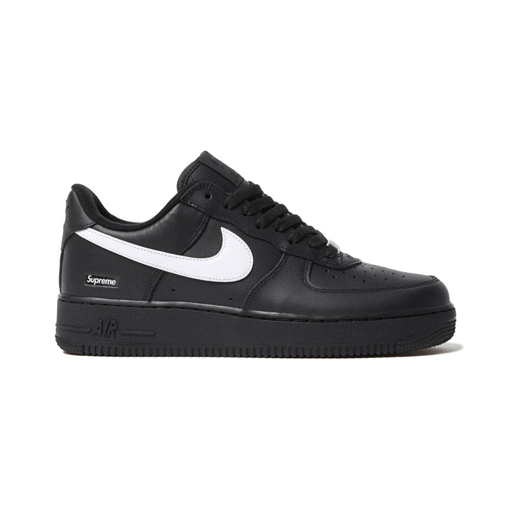 کتونی نایک ایر فورس وان سوپریم   Nike Air Force 1 Supreme Black Whute CU9225-002